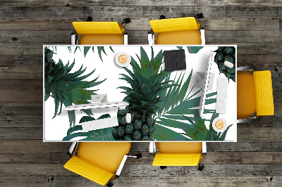 Podloga za pisalno mizo Green pineapples