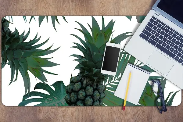 Podloga za pisalno mizo Green pineapples