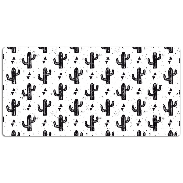 Podloga za mizo Black cacti