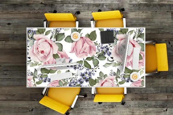 Podloga za pisalno mizo Watercolor roses
