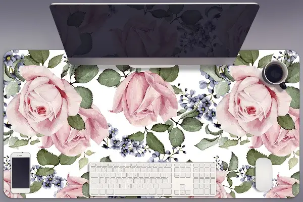 Podloga za pisalno mizo Watercolor roses