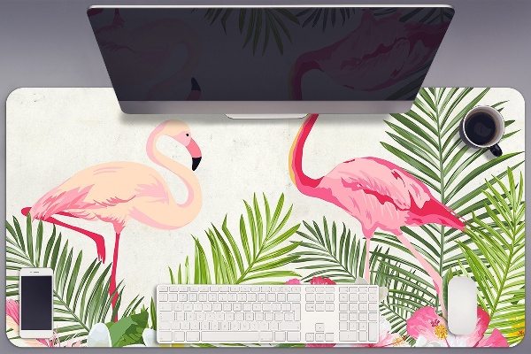 Namizna podloga Two flamingos