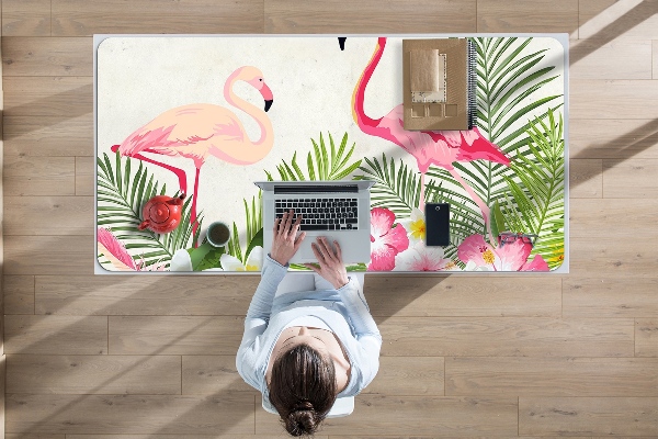 Namizna podloga Two flamingos