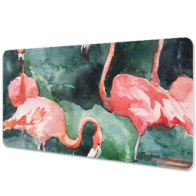 Namizna podloga Painted flamingos