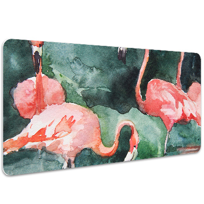 Namizna podloga Painted flamingos