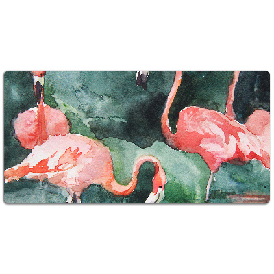 Namizna podloga Painted flamingos