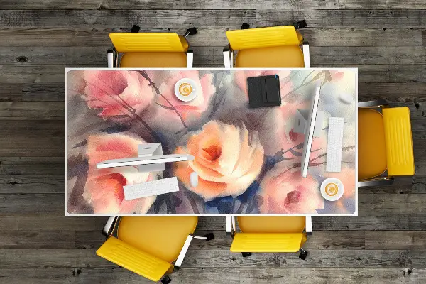 Podloga za mizo Orange roses