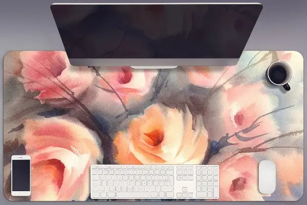 Podloga za mizo Orange roses