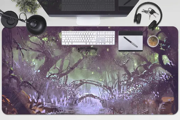 Podloga za mizo dark forest