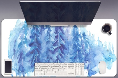 Namizna podloga Winter forest watercolor