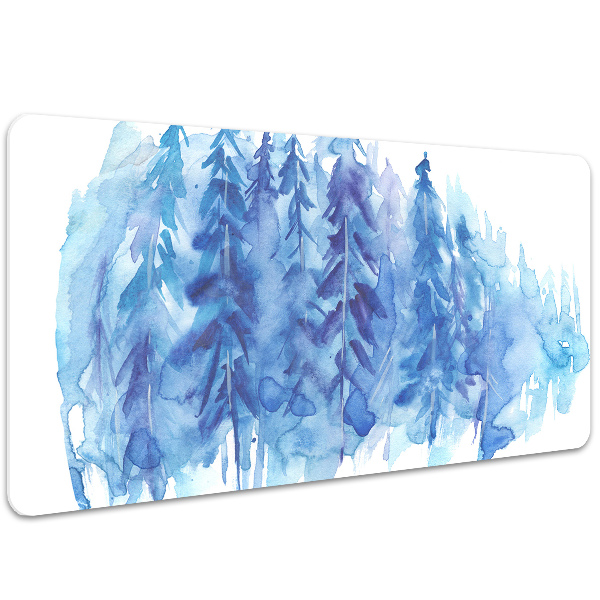 Namizna podloga Winter forest watercolor
