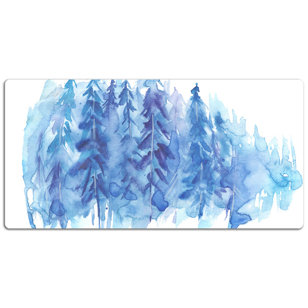 Namizna podloga Winter forest watercolor