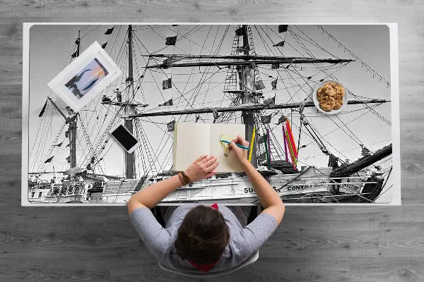 Podloga za mizo Vintage ship