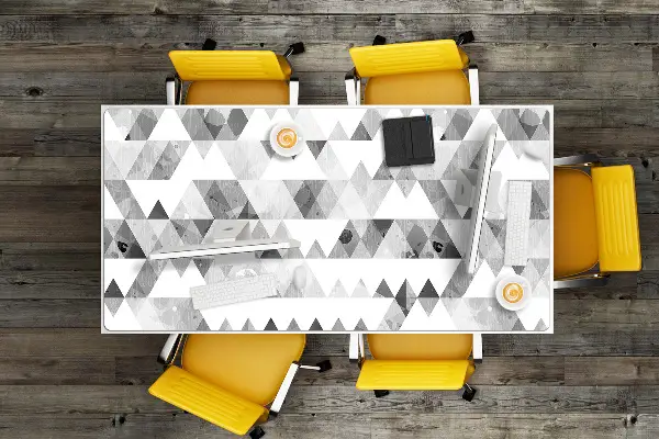 Namizna podloga Gray triangles pattern