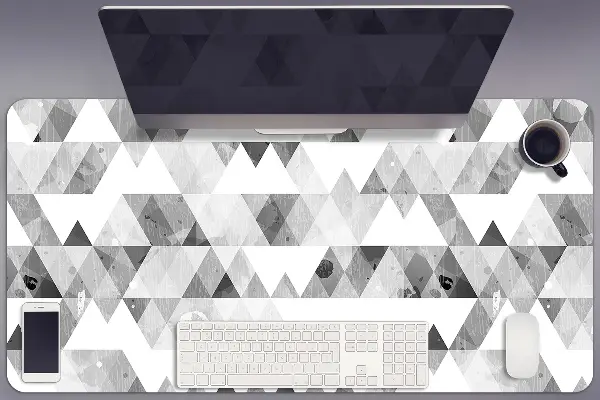 Namizna podloga Gray triangles pattern