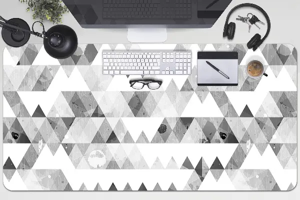 Namizna podloga Gray triangles pattern