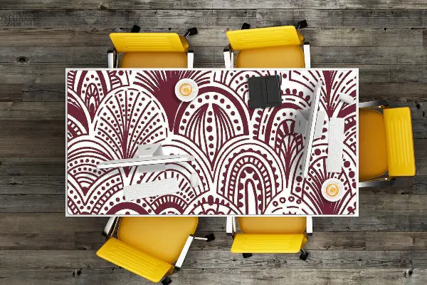 Podloga za pisalno mizo Hindu pattern
