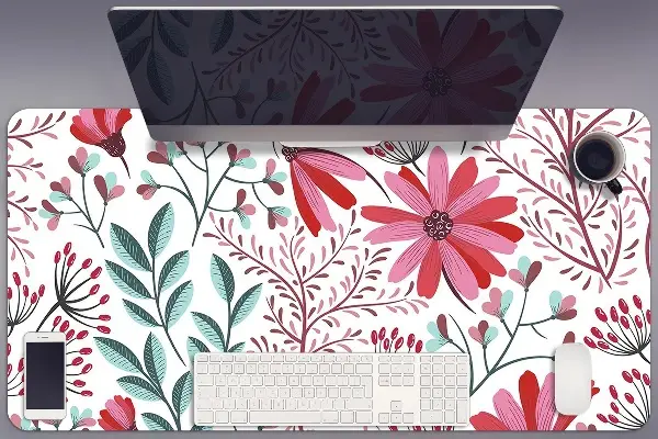 Podloga za pisalno mizo Floral pattern