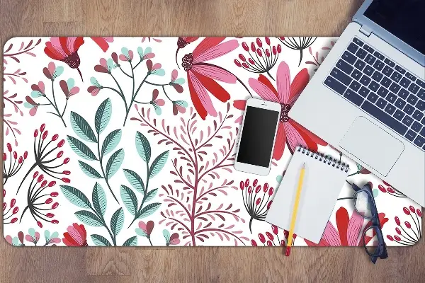 Podloga za pisalno mizo Floral pattern