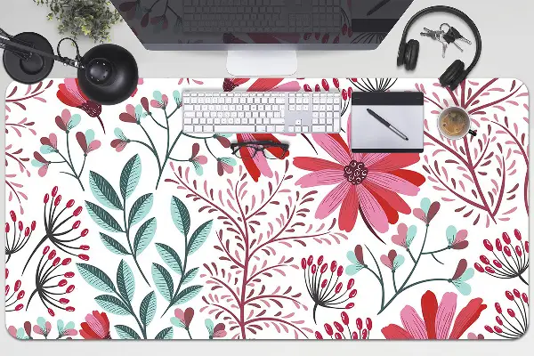 Podloga za pisalno mizo Floral pattern