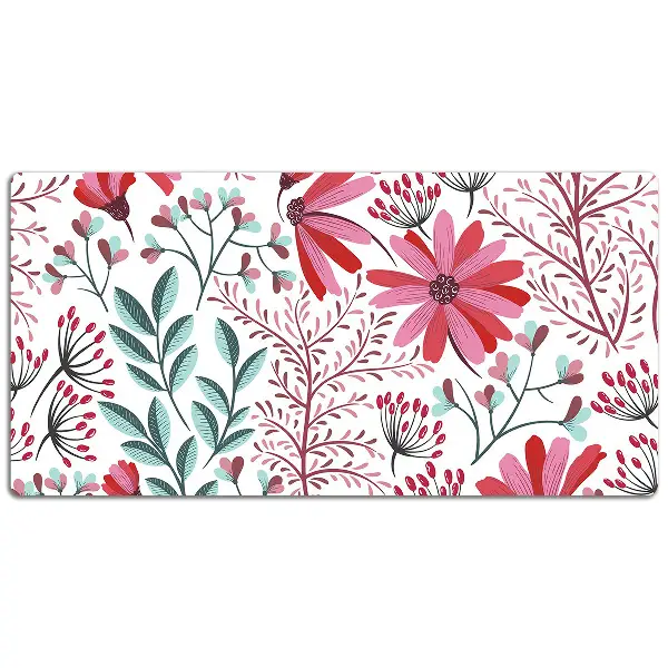 Podloga za pisalno mizo Floral pattern
