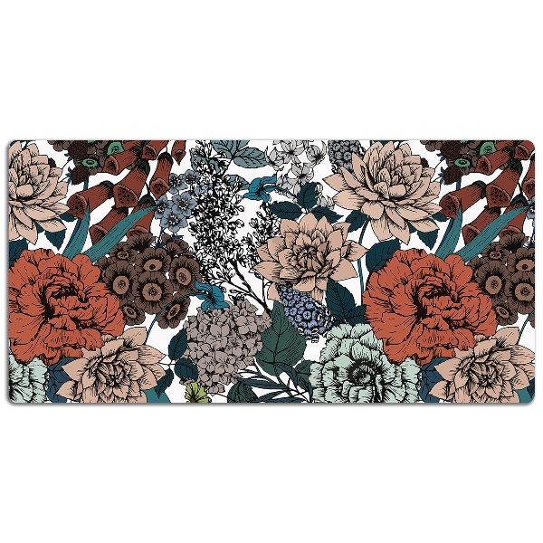 Namizna podloga Retro flowers