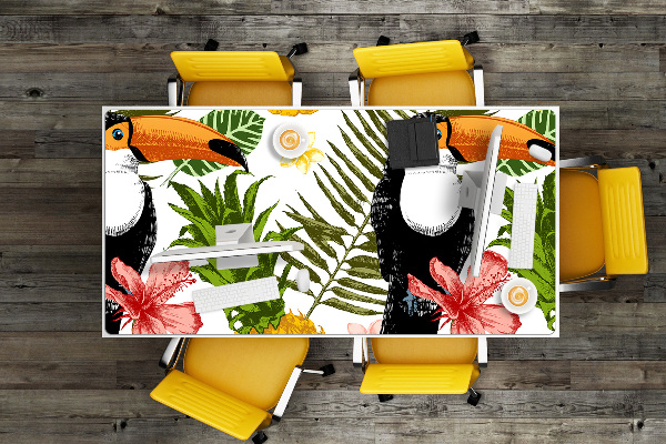 Podloga za pisalno mizo Toucan in ananas
