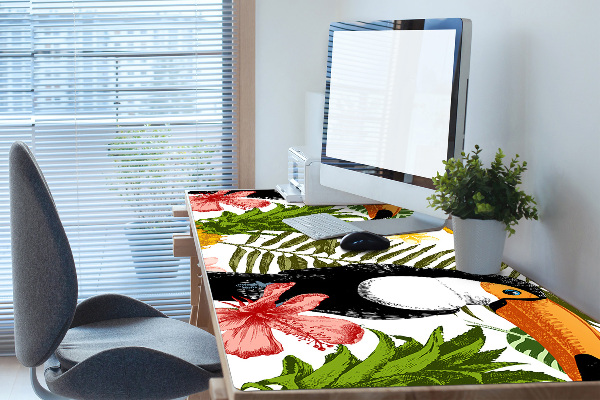 Podloga za pisalno mizo Toucan in ananas
