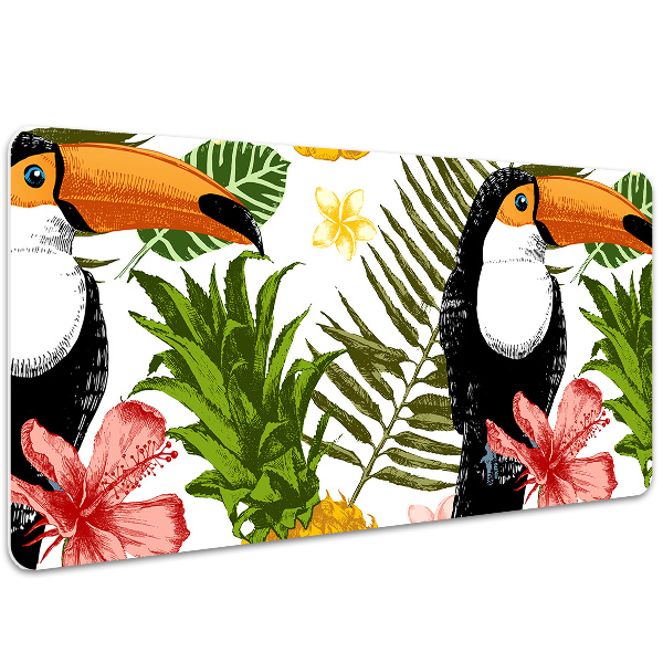 Podloga za pisalno mizo Toucan in ananas