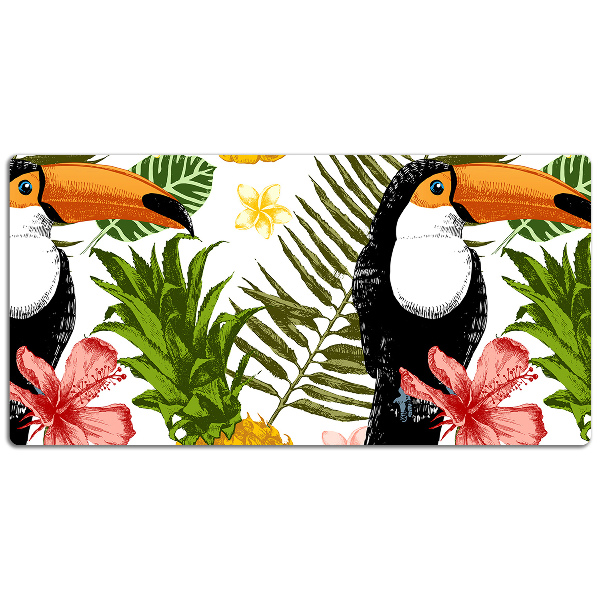 Podloga za pisalno mizo Toucan in ananas