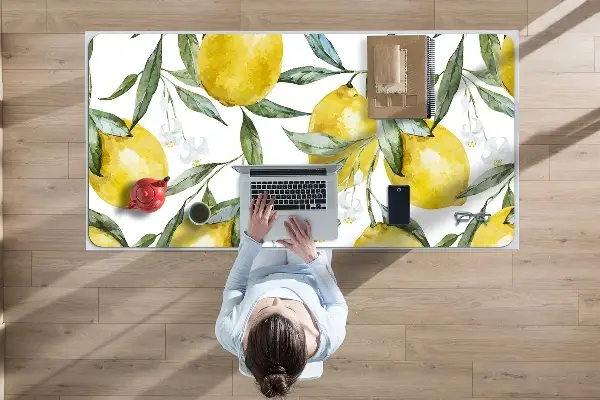Namizna podloga Pobarvane limone
