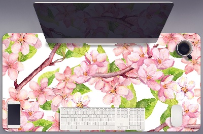 Podloga za mizo češnjevi cvetovi