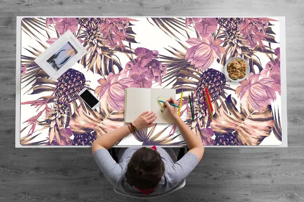 Podloga za pisalno mizo Vijolični ananas