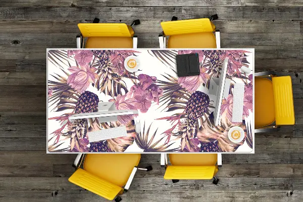 Podloga za pisalno mizo Vijolični ananas