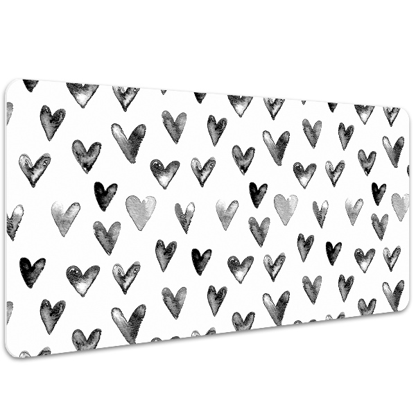 Podloga za pisalno mizo Painted hearts