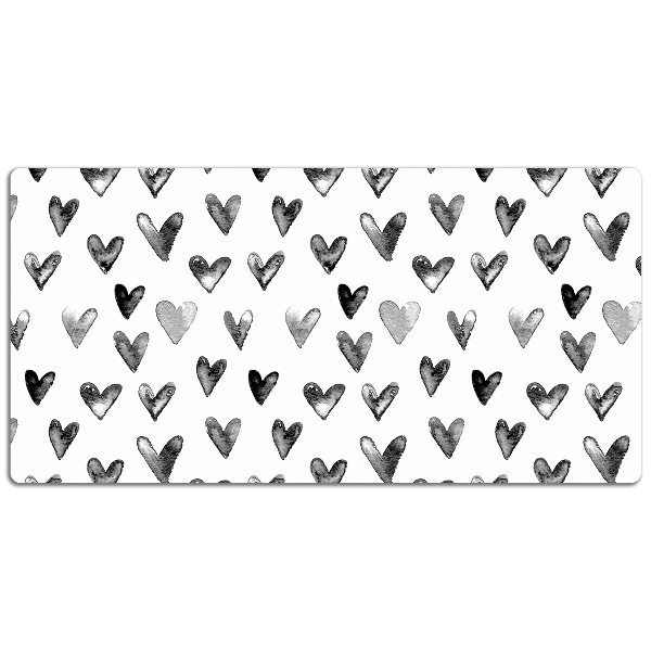 Podloga za pisalno mizo Painted hearts