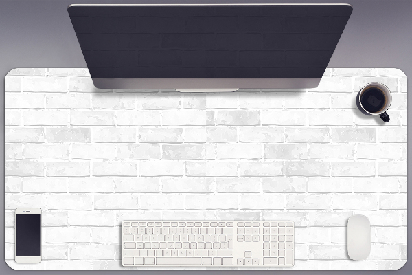 Namizna podloga White brick