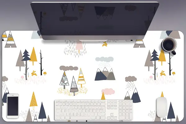 Namizna podloga Drawed trees