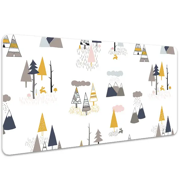 Namizna podloga Drawed trees