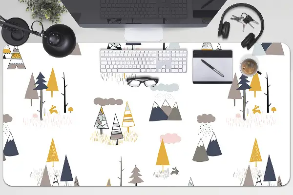 Namizna podloga Drawed trees