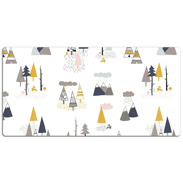 Namizna podloga Drawed trees