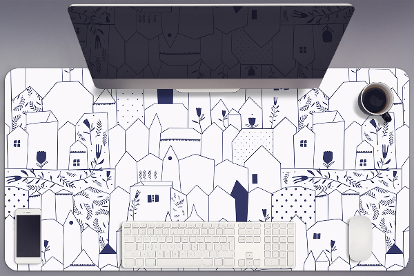 Namizna podloga Sketched city