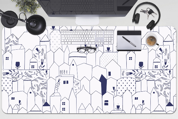 Namizna podloga Sketched city