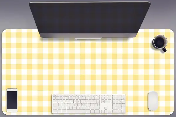 Podloga za pisalno mizo Yellow grille