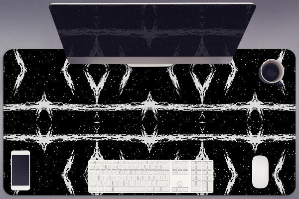 Podloga za pisalno mizo Black abstraction