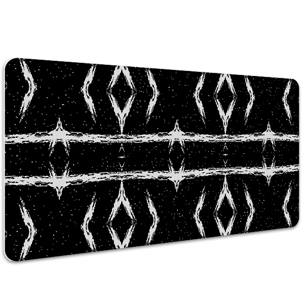 Podloga za pisalno mizo Black abstraction
