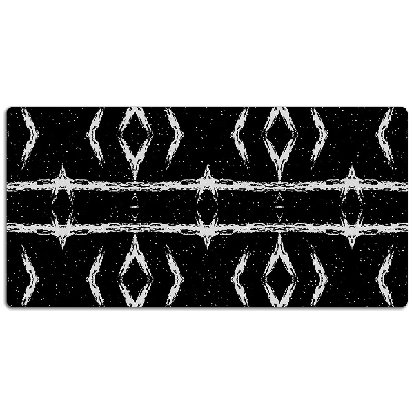 Podloga za pisalno mizo Black abstraction