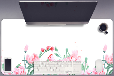 Podloga za pisalno mizo Pink flowers