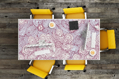 Podloga za pisalno mizo Cvetje doodle
