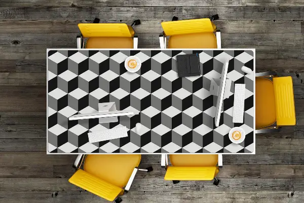 Podloga za pisalno mizo Six 3D pattern